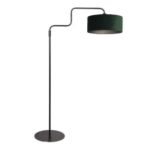 Lampadaire en velours vert pour une ambiance cosy et chic Steinhauer Bloeba