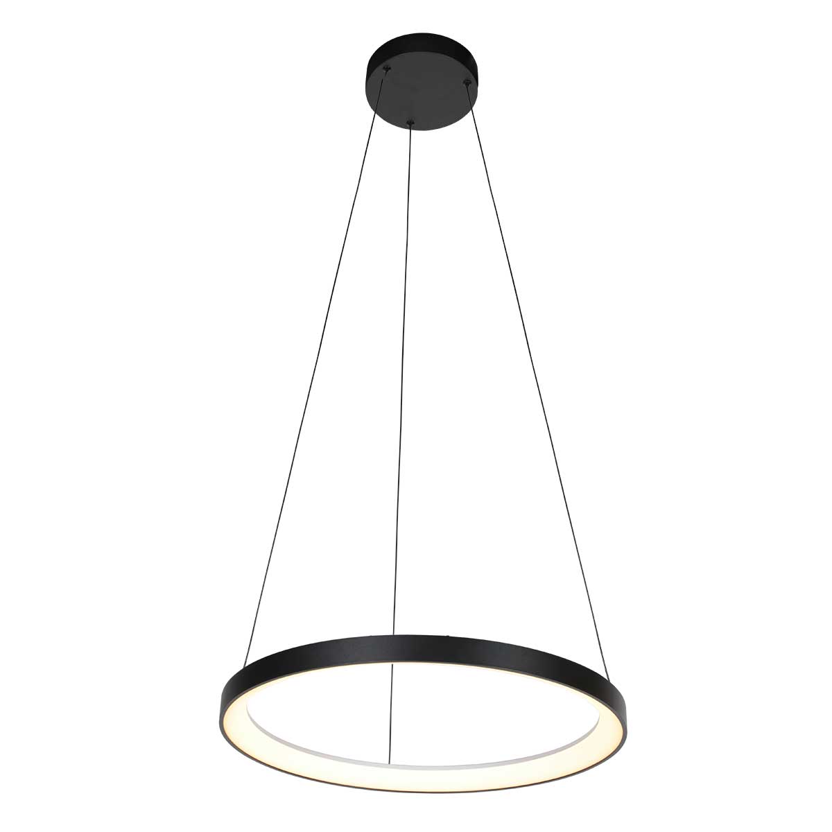 Suspension minimaliste anneau noir Mexlite Circolare – Image 14