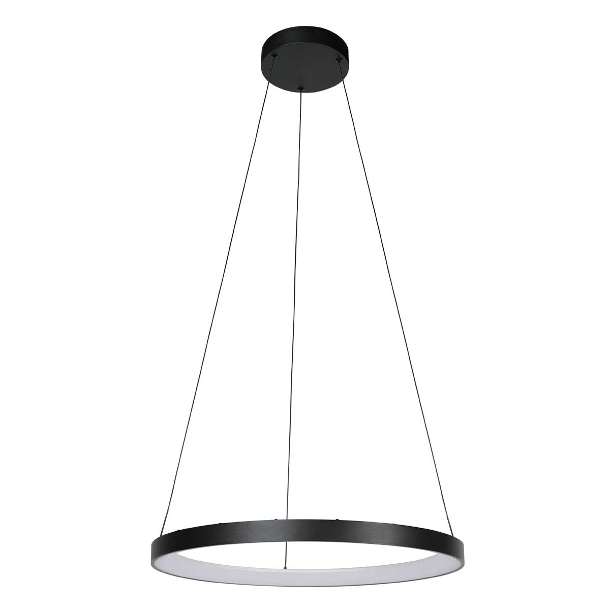 Suspension minimaliste anneau noir Mexlite Circolare – Image 2