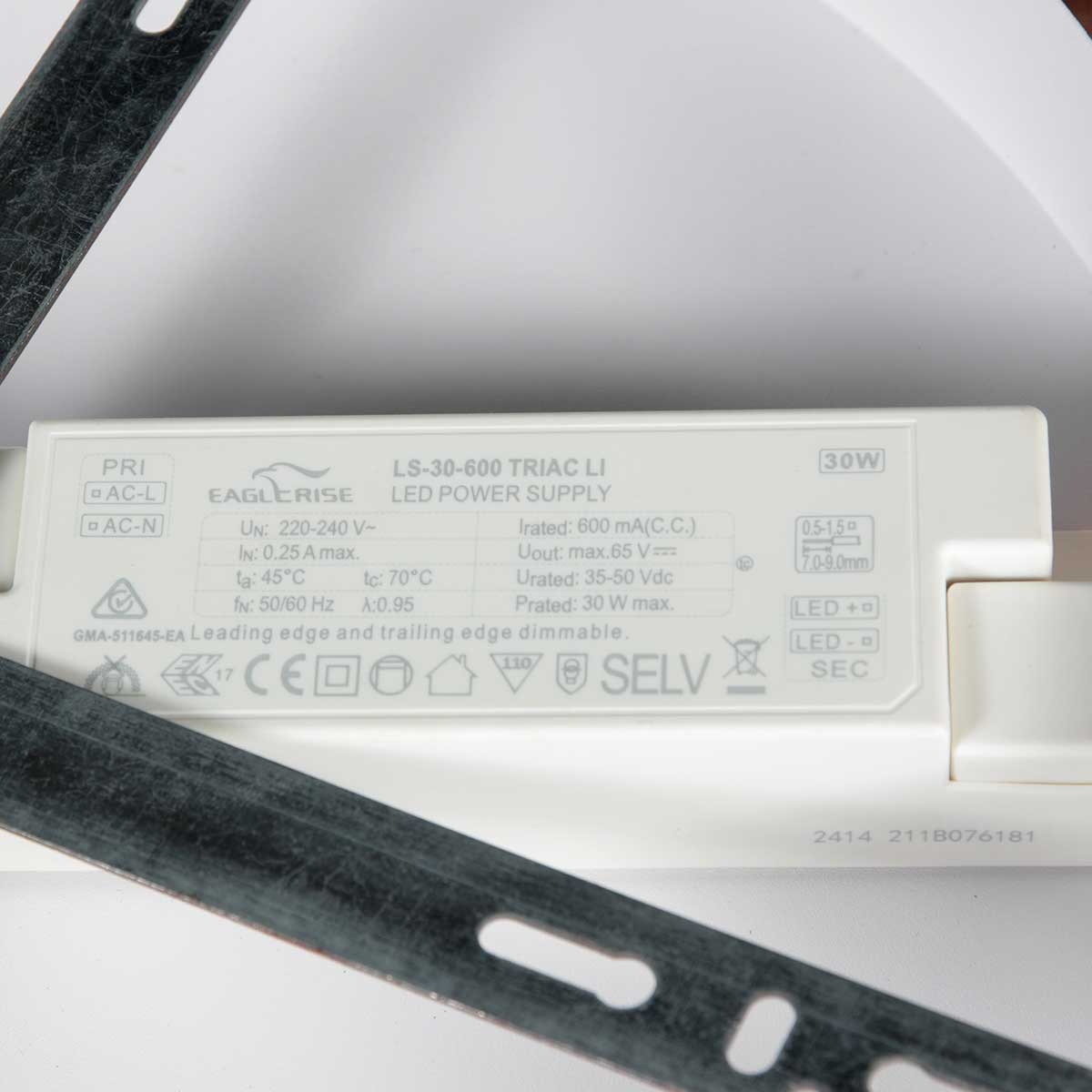 Plafonnier anneau noir Mexlite Circolare – Image 11