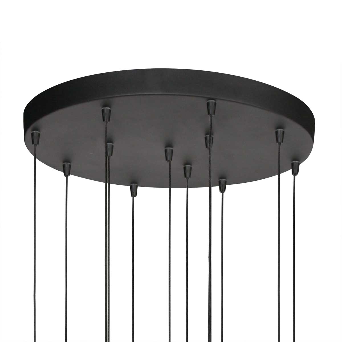 Suspension design en verre fumé LED noir Steinhauer Bollique – Image 12