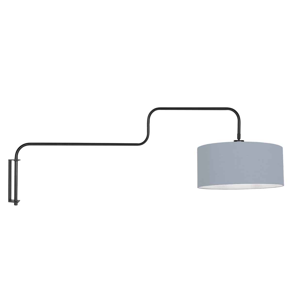 Applique murale en tissu bleu tendance Steinhauer Bloeba