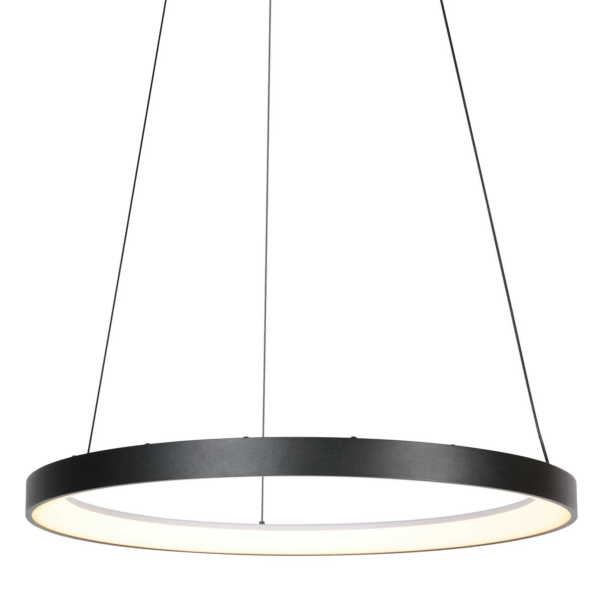 Suspension minimaliste anneau noir Mexlite Circolare – Image 8