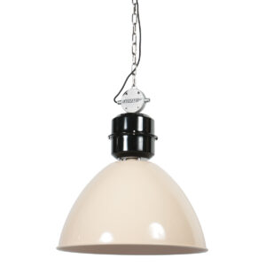 Grande suspension industrielle beige Anne Lighting Frisk