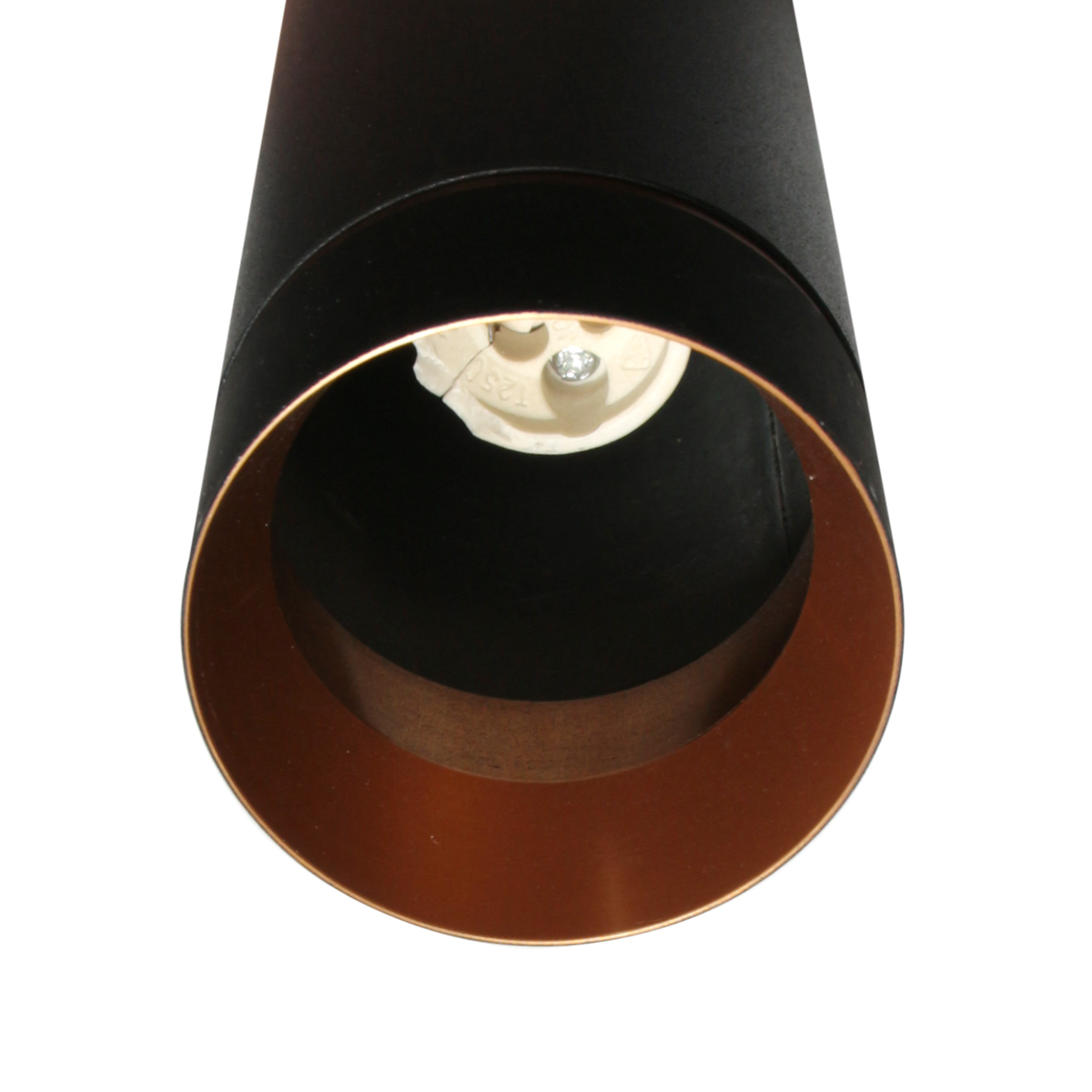 Lampe de table noire 5 lumières cylindriques Mexlite DownLume – Image 8