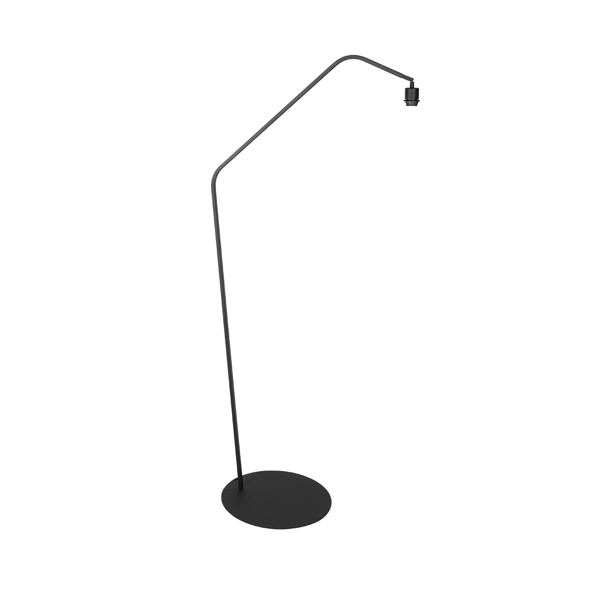 Lampe arc noire avec coude Anne Lighting ZigZag