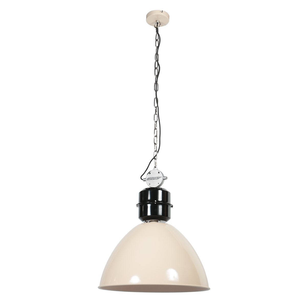 Grande suspension industrielle beige Anne Lighting Frisk – Image 2