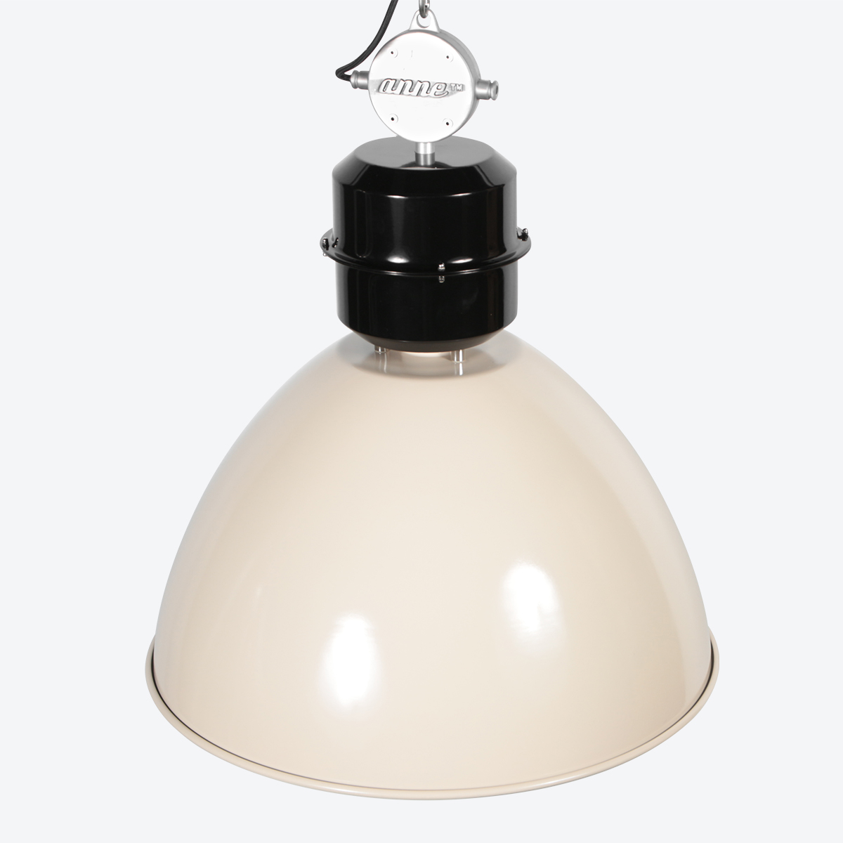 Grande suspension industrielle beige Anne Lighting Frisk – Image 4