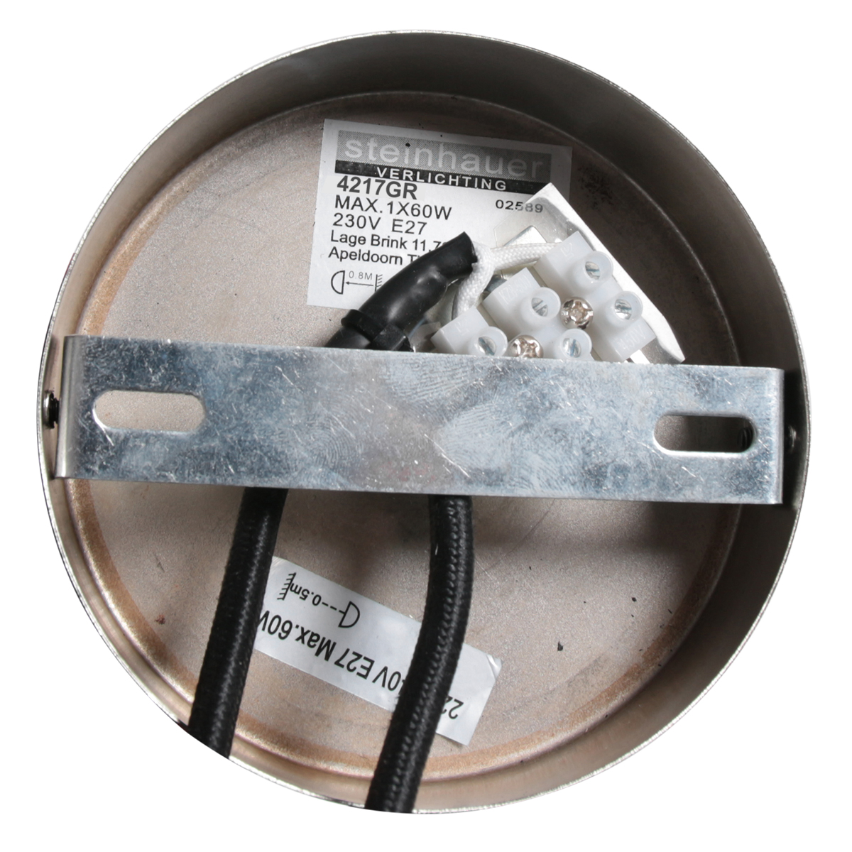 Suspension grise à structure d’anneaux ouverts Steinhauer Halo Cirque – Image 13