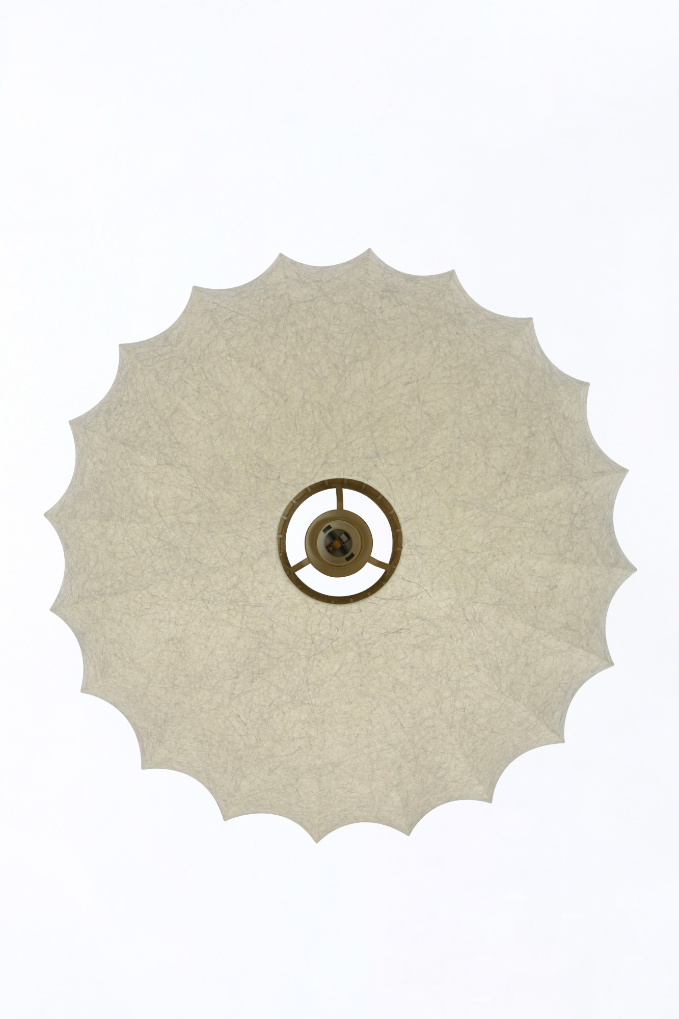 Suspension ronde crème avec abat-jour textile Light & Living Fay – Image 7