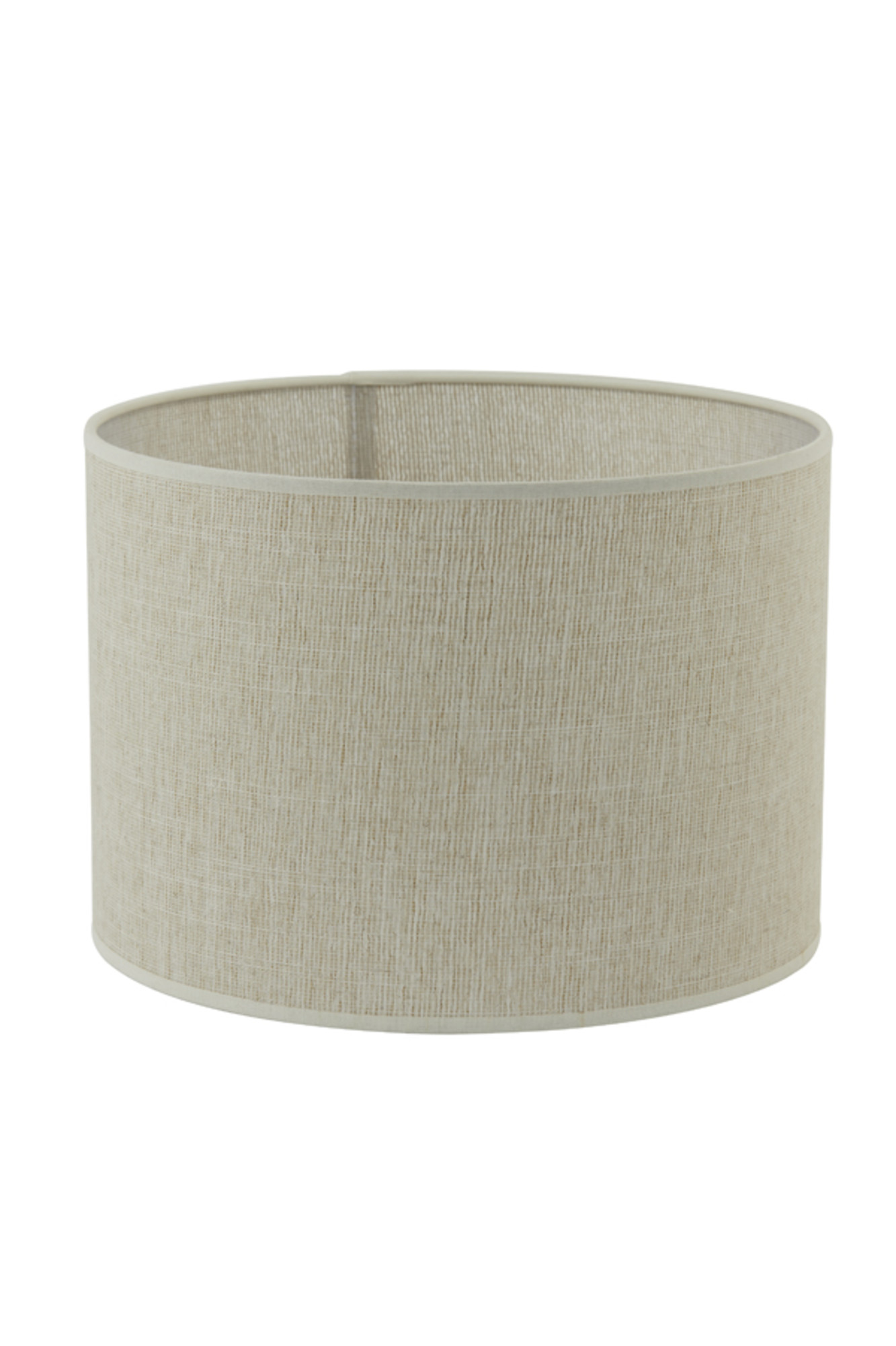 Abat-jour d'ambiance en forme de cylindre beige Light & Living Breska – Image 2