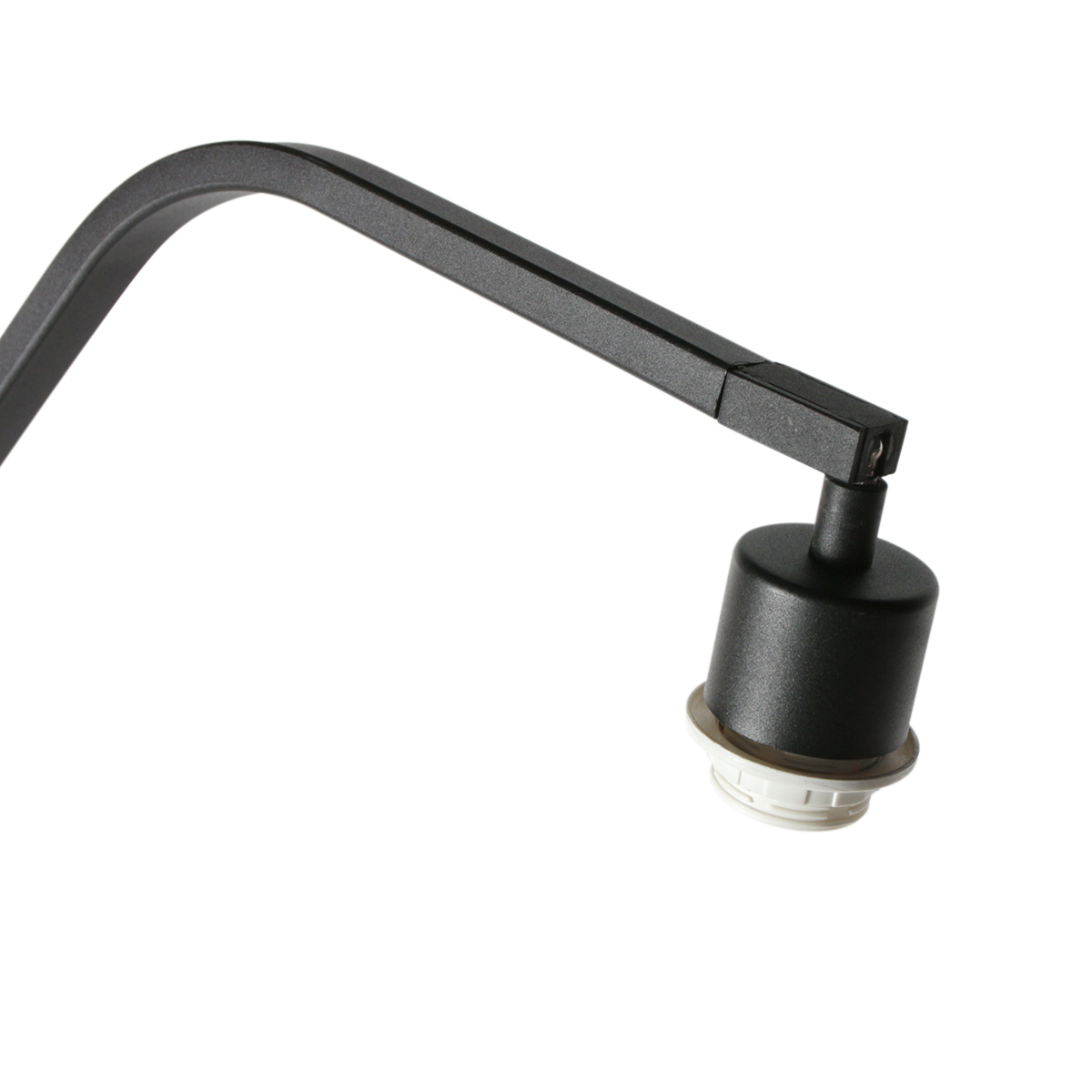 Lampadaire noir avec abat-jour velours vert Anne Lighting ZigZag – Image 9