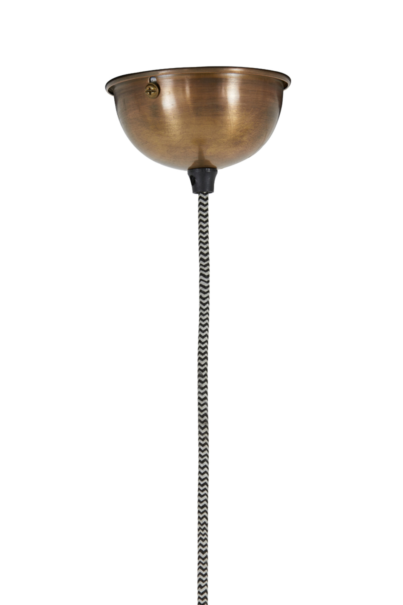 Suspension en verre avec cadre en métal Light & Living Sostrene – Image 8