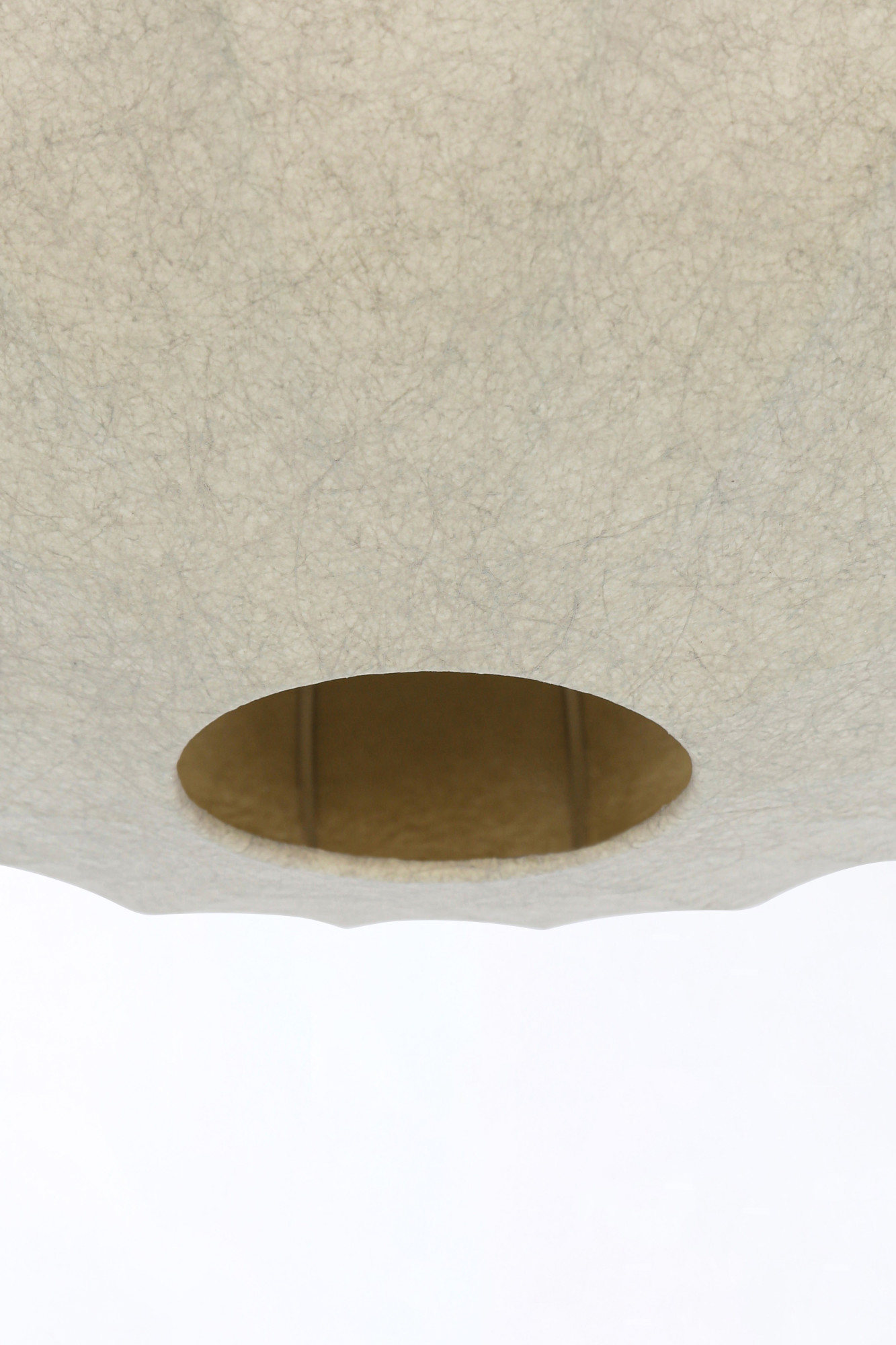 Plafonnier rond beige avec abat-jour en tissu Light & Living Fay – Image 5