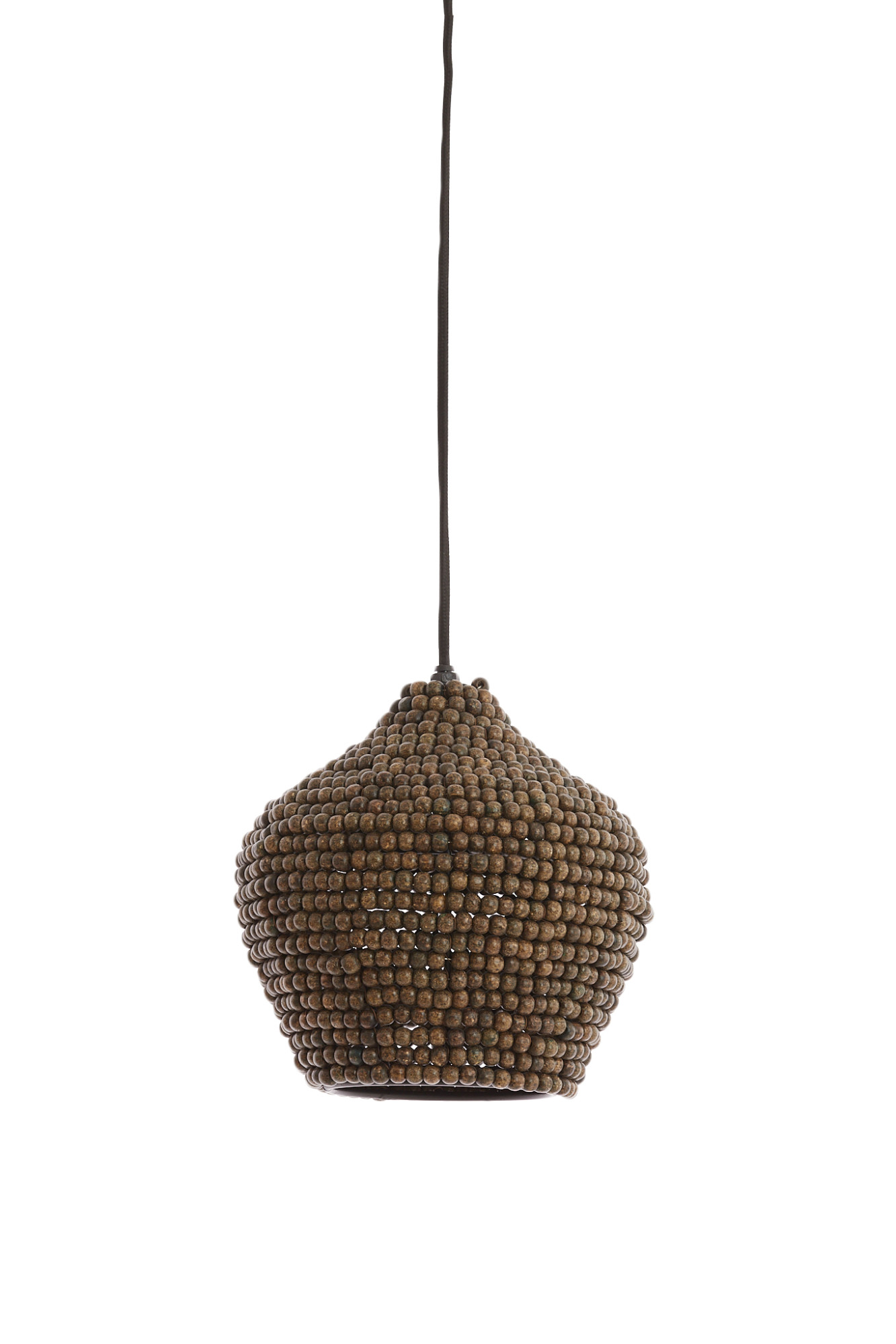 Suspension en bois avec perles style naturel Light & Living Kalenga – Image 2