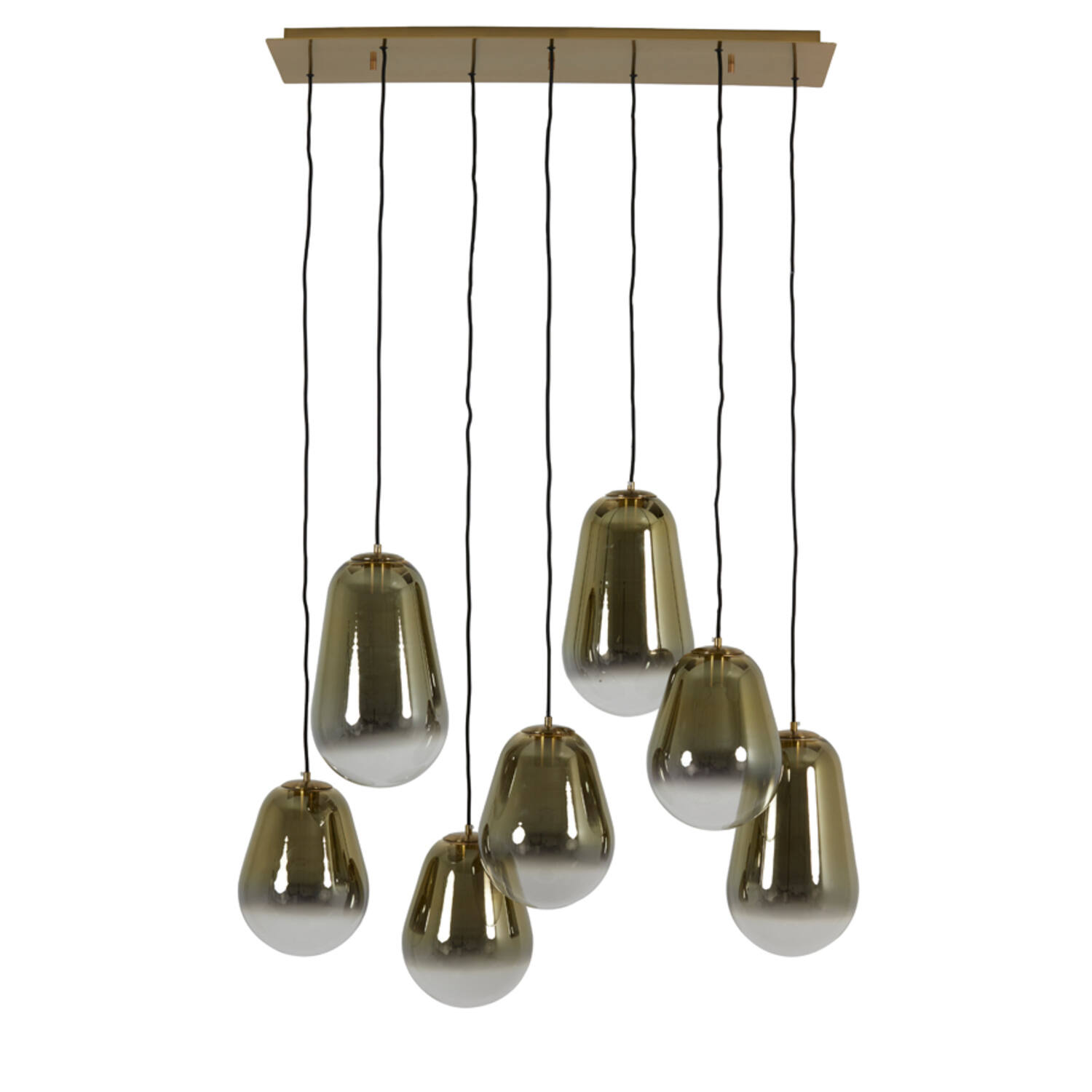 Suspension avec multiples petits abat-jours en verre Light & Living Maeve
