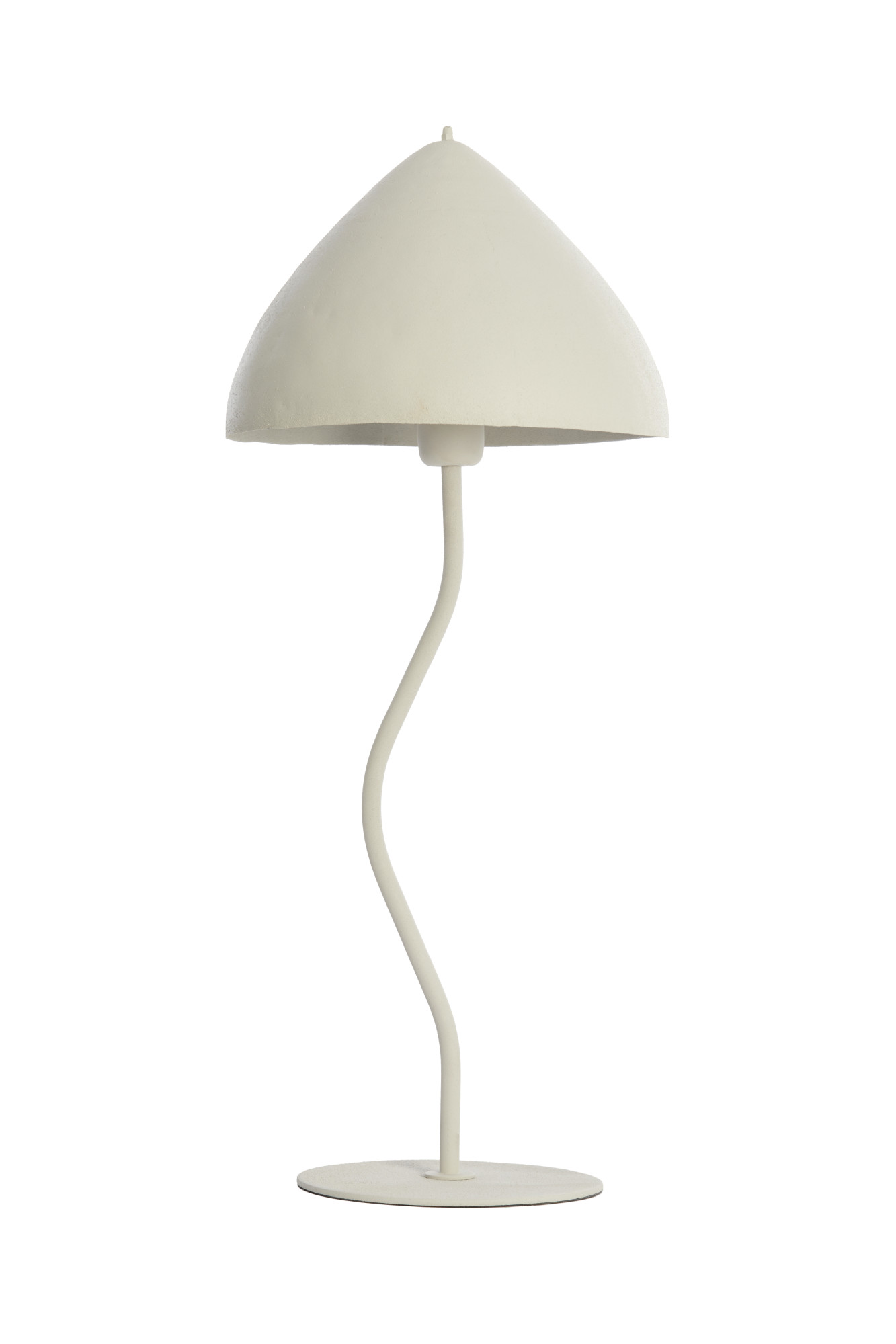 Lampe de table blanche élégante en forme de voûte Light & Living Elimo – Image 2