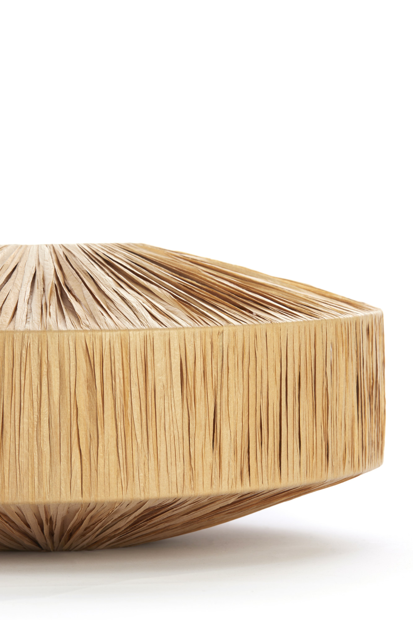 Abat-jour en paille couleur beige Light & Living Biljana – Image 6