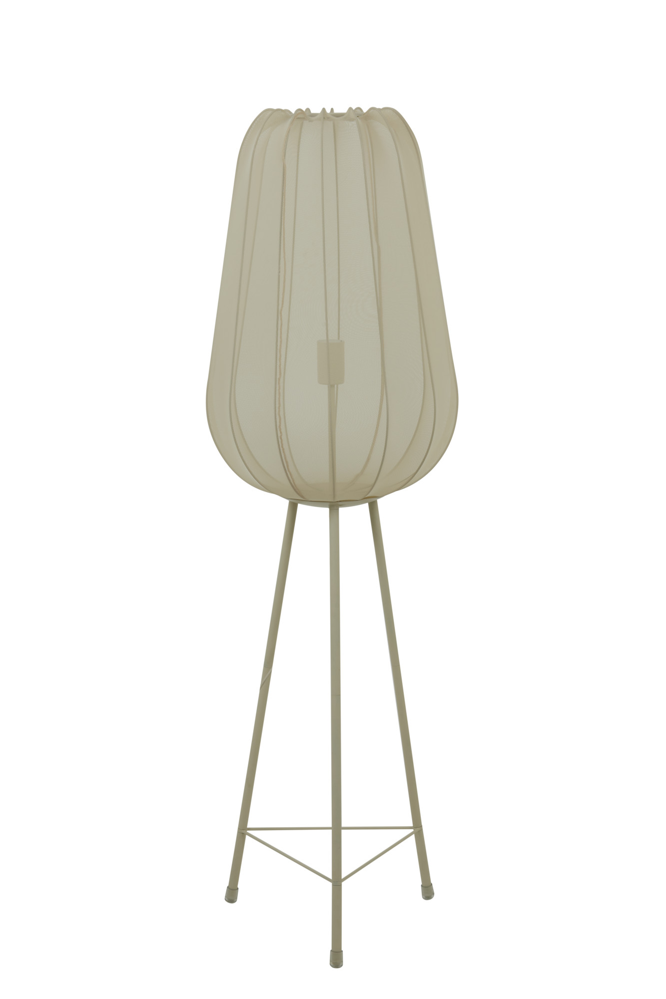 Lampadaire beige sur trépied Light & Living Plumeria – Image 3