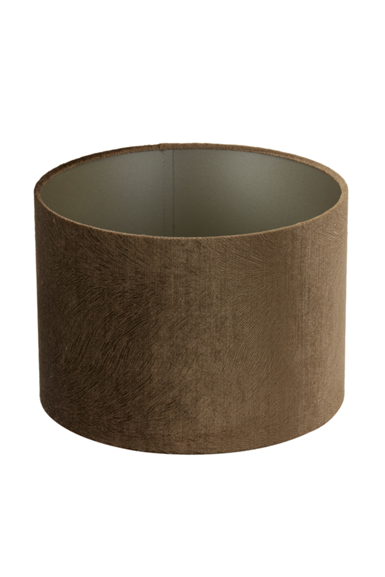 Abat-jour cylindrique brun pour l'ambiance Light & Living Lubis – Image 3