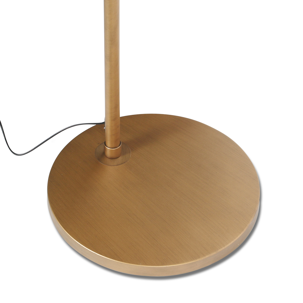 Lampadaire bronze classique avec abat-jour en jonc Steinhauer Sparkled Light – Image 13