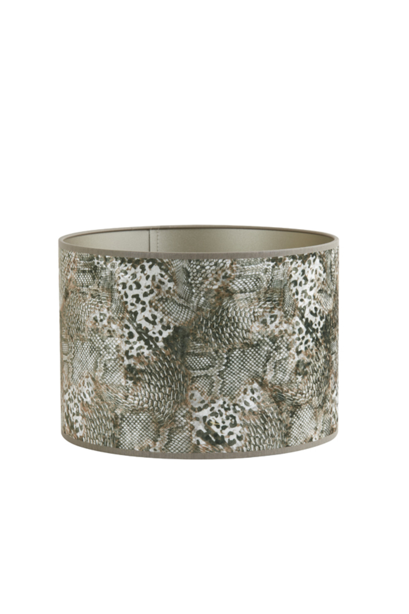 Abat-jour imprimé animal en forme cylindrique Light & Living Keyon – Image 2