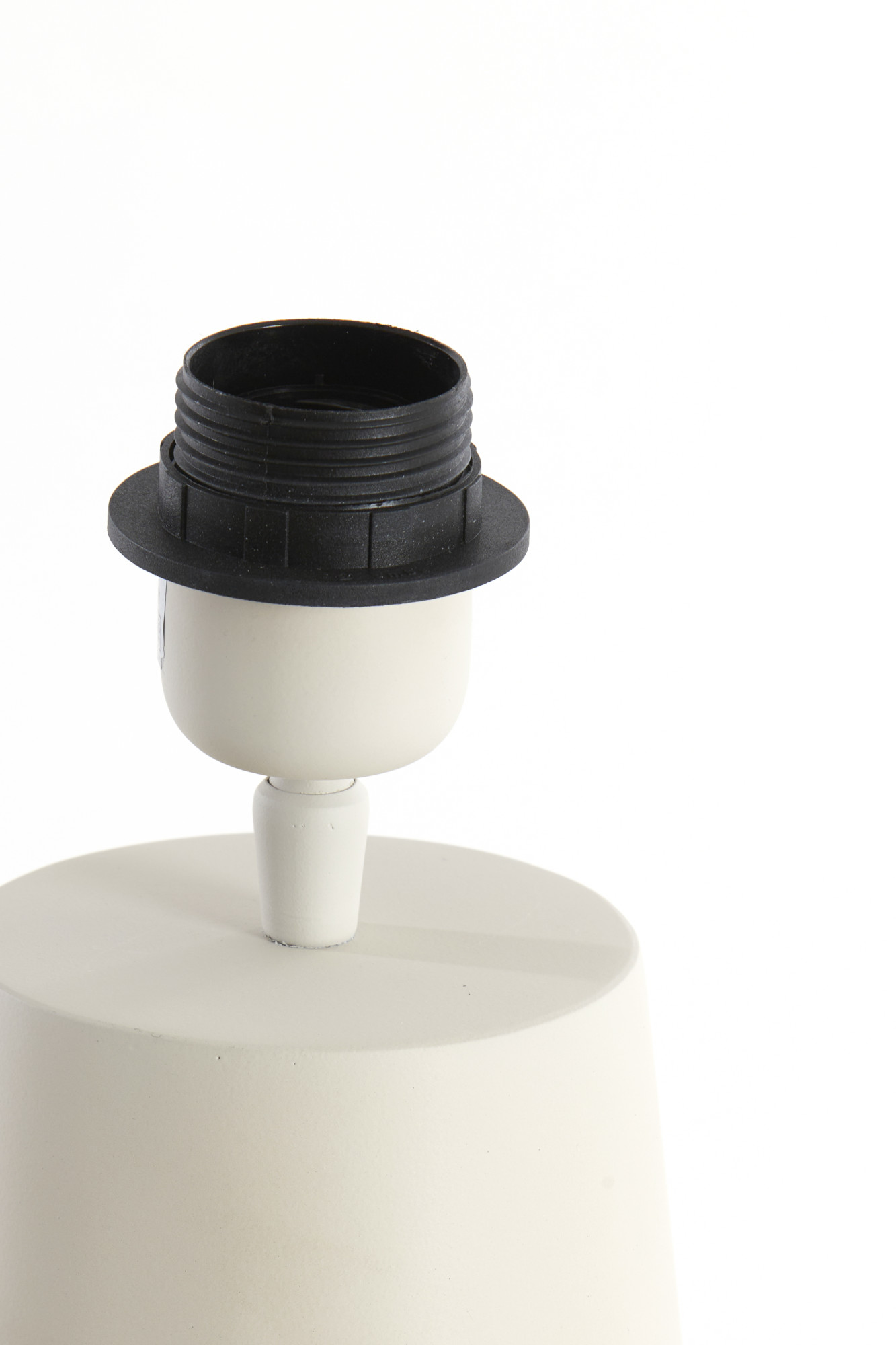 Lampe de table cylindrique blanche Light & Living Yelos – Image 3