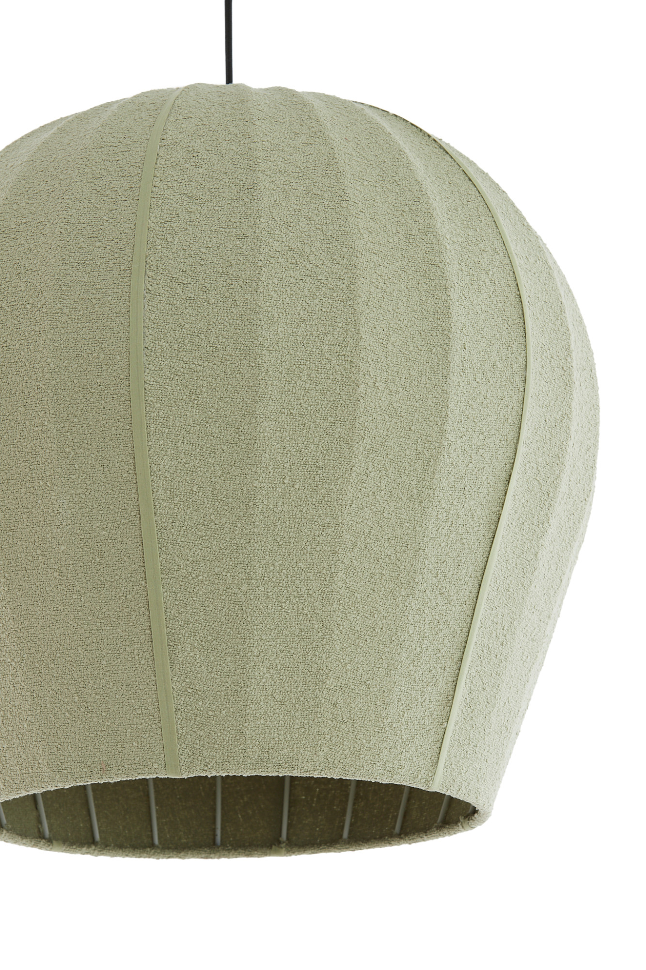 Suspension en tissu vert à style apaisant Light & Living Zagori – Image 3