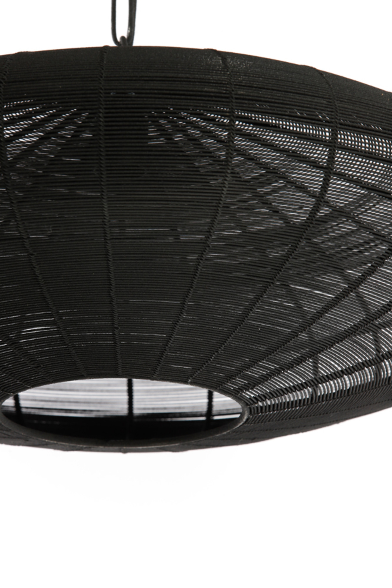 Suspension ovale noire en fil Light & Living Bahoto – Image 5