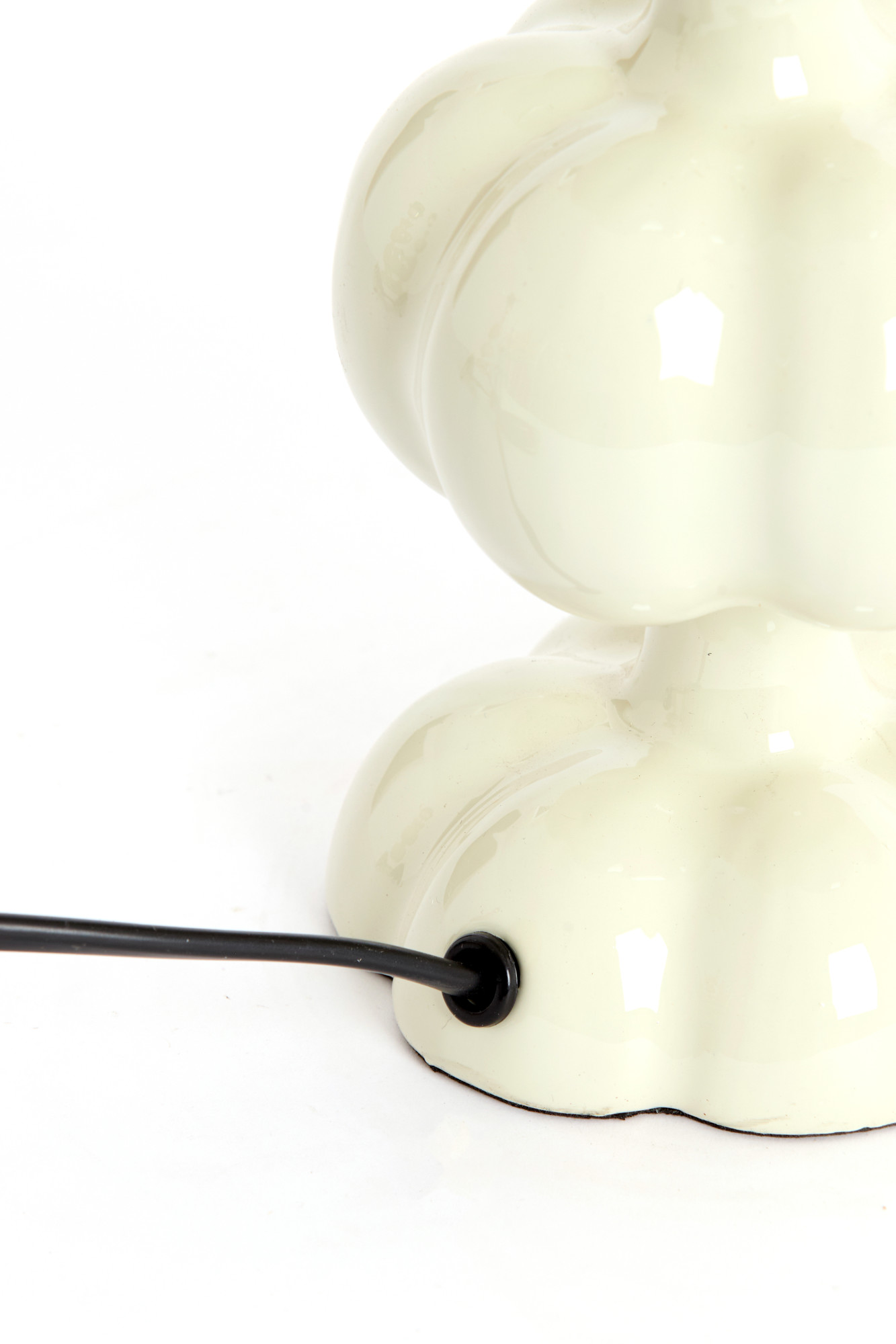 Pied blanc avec effet boules Light & Living Caldas – Image 4