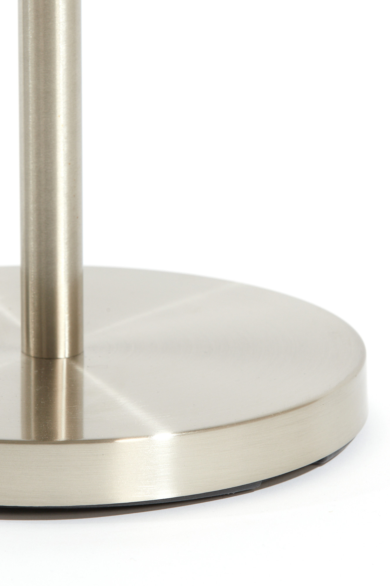 Pied de lampe en métal couleur argent Light & Living Washington – Image 4