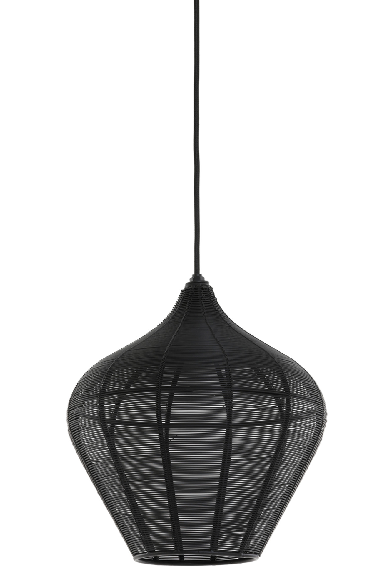 Suspension contemporaine noire en fil Light & Living Alvaro – Image 2