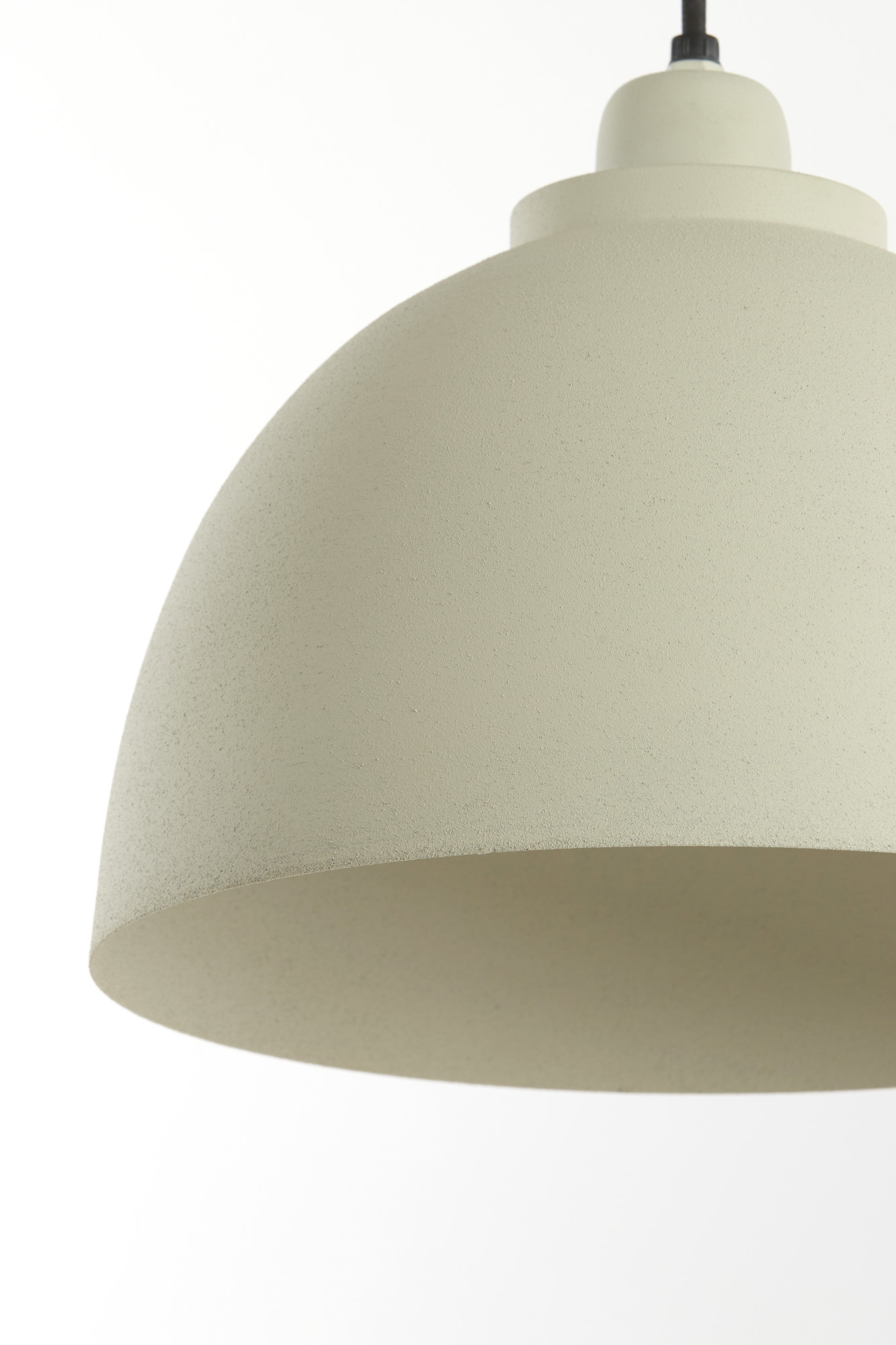 Suspension demi-ronde blanche moderne Light & Living Kylie – Image 4