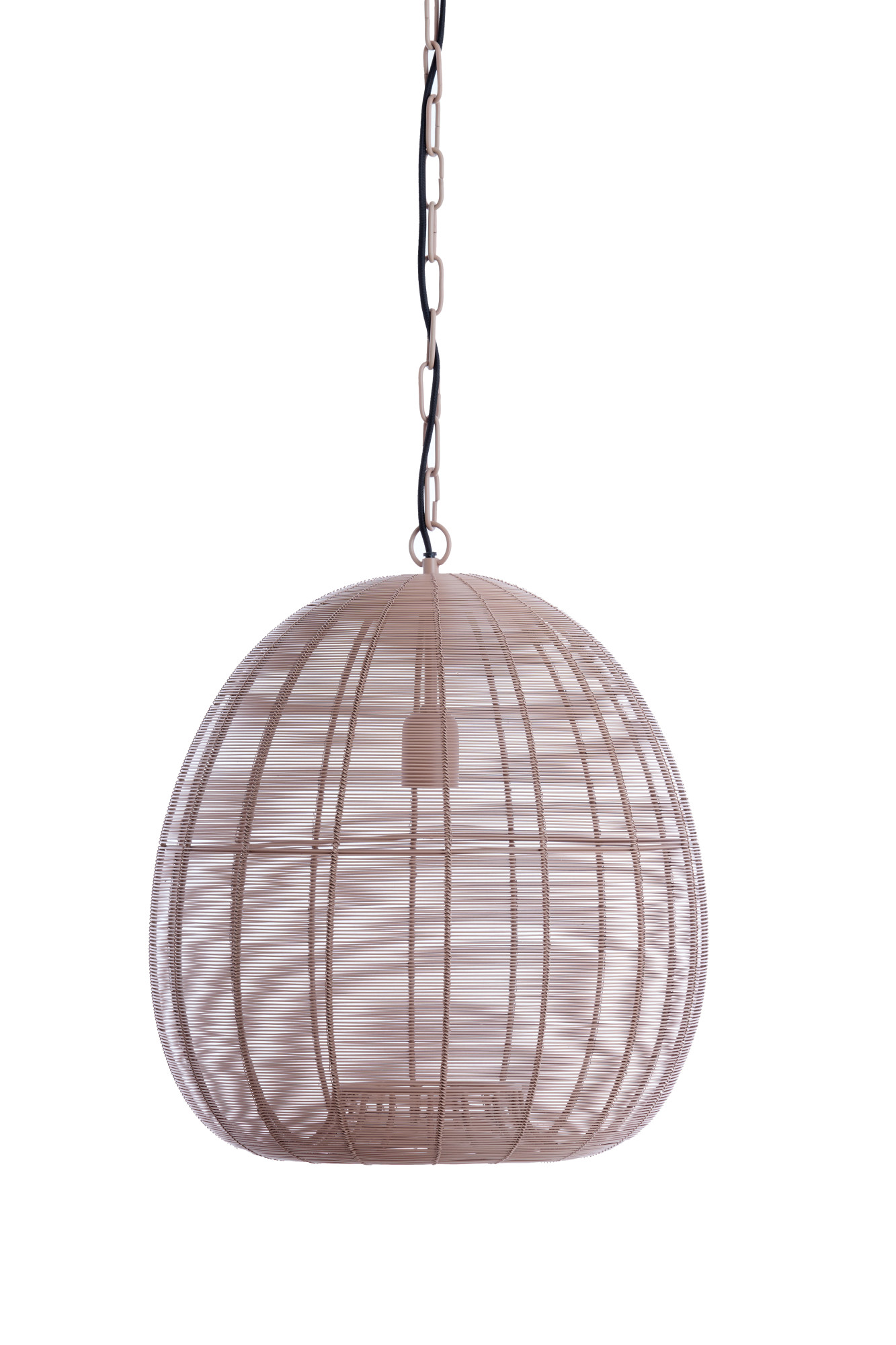 Suspension ovale en rotin naturel Light & Living Oliveria – Image 2