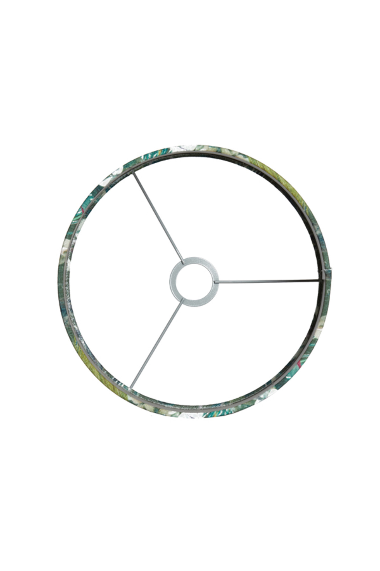 Abat-jour en feuilles tropicales en forme cylindrique Light & Living Xenia Flora – Image 6