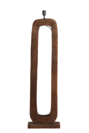 Alternative view of Piedestale de lampe en bois Light & Living Kelafo