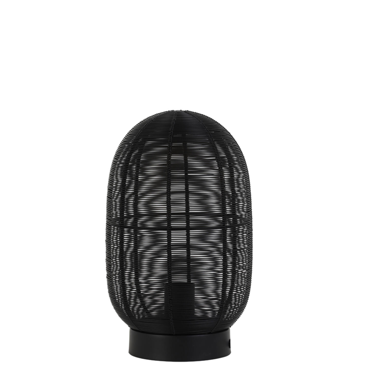 Lampe filaire noire forme ovale Light & Living Ophra