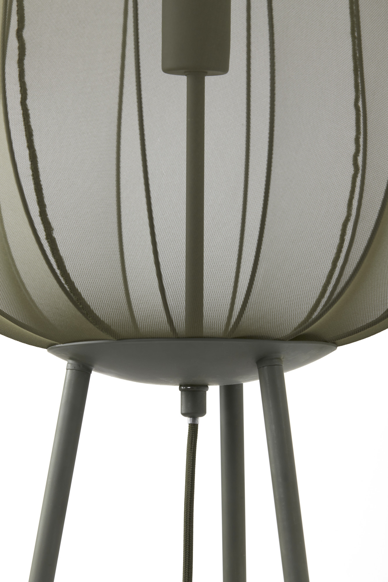 Lampadaire tissu noir Light & Living Plumeria – Image 7