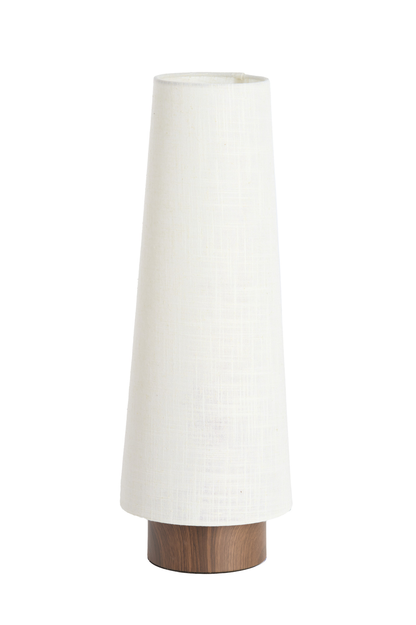 Lampe blanche conique en tissu Light & Living Howie – Image 2