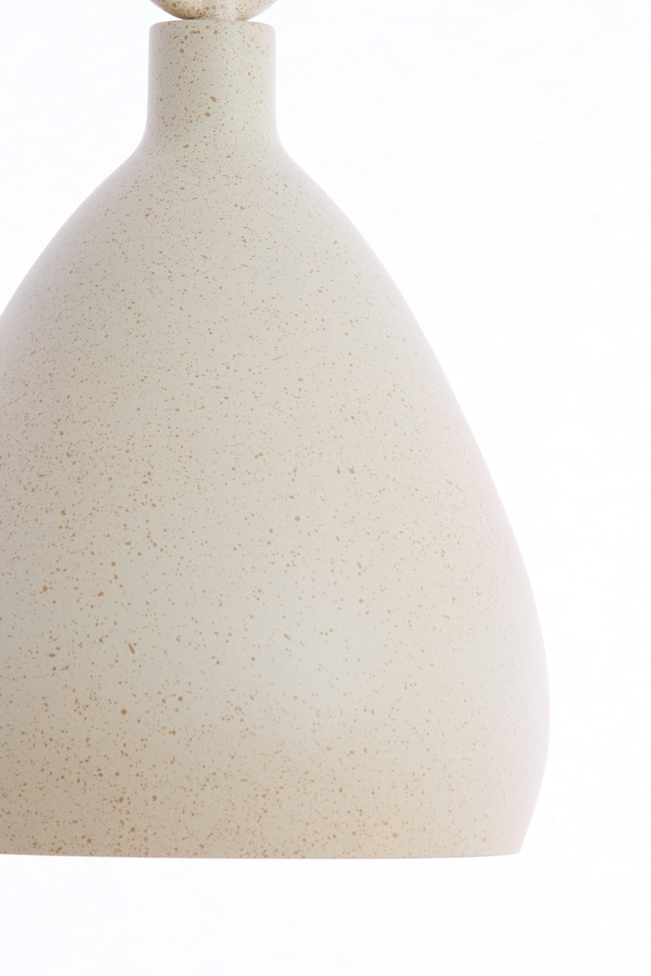 Suspension en céramique blanche au design épuré Light & Living Risari – Image 3