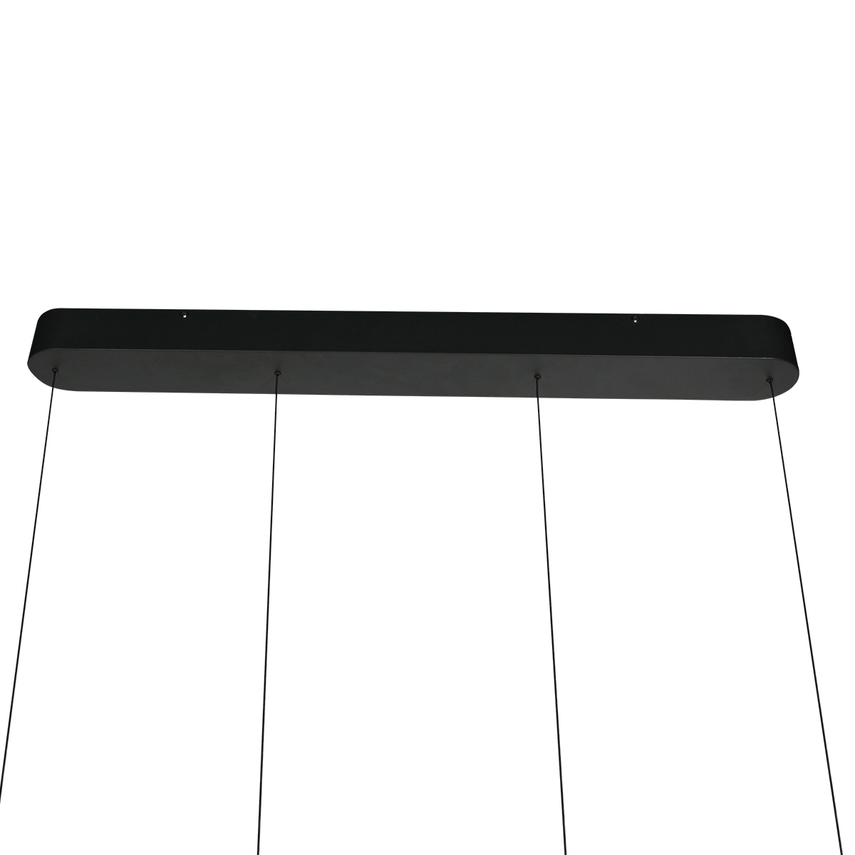 Suspension design noire à double anneau pour table à manger Steinhauer Mykty – Image 5