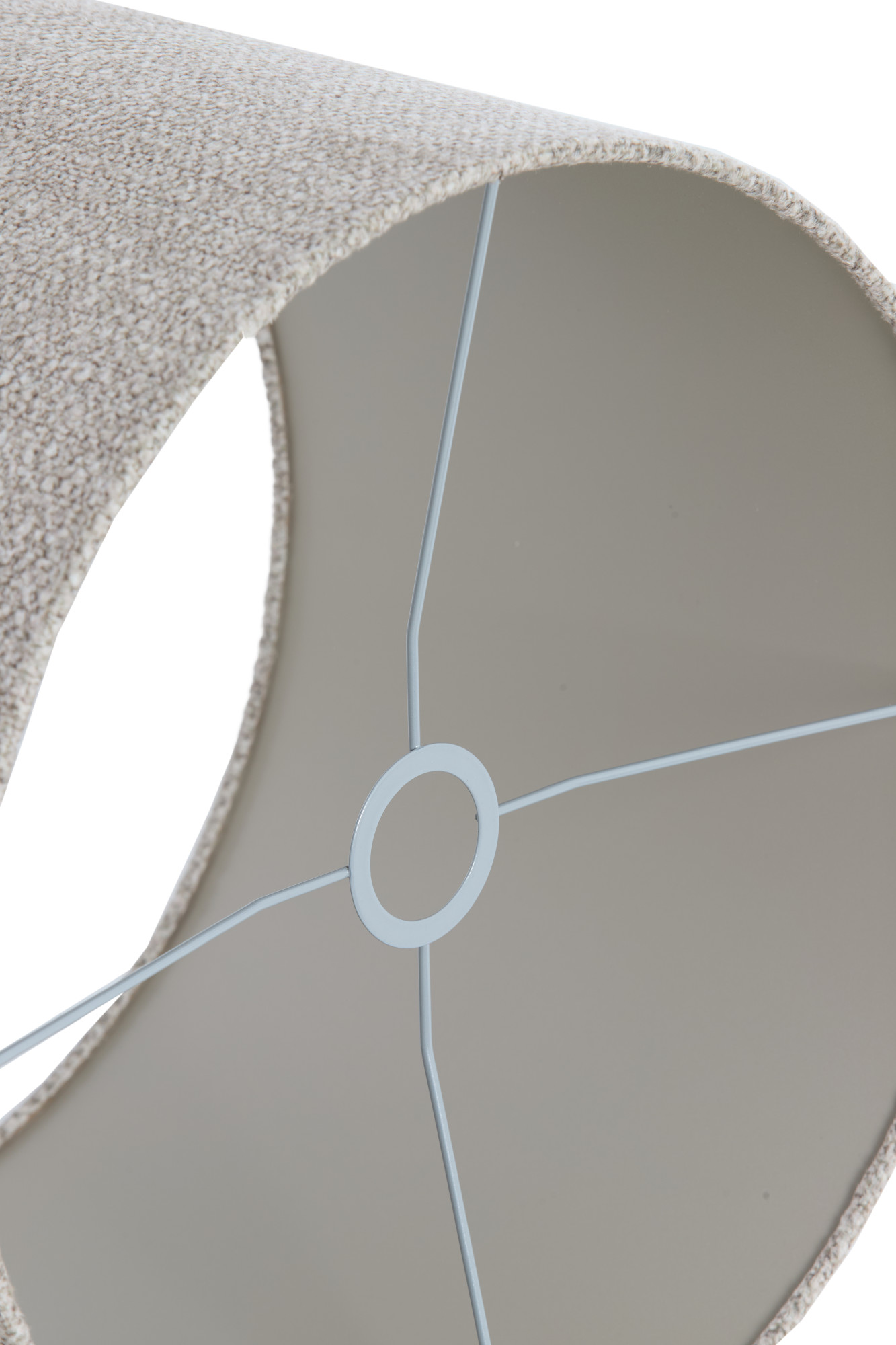 Abat-jour beige en forme de cylindre Light & Living Brandy – Image 5