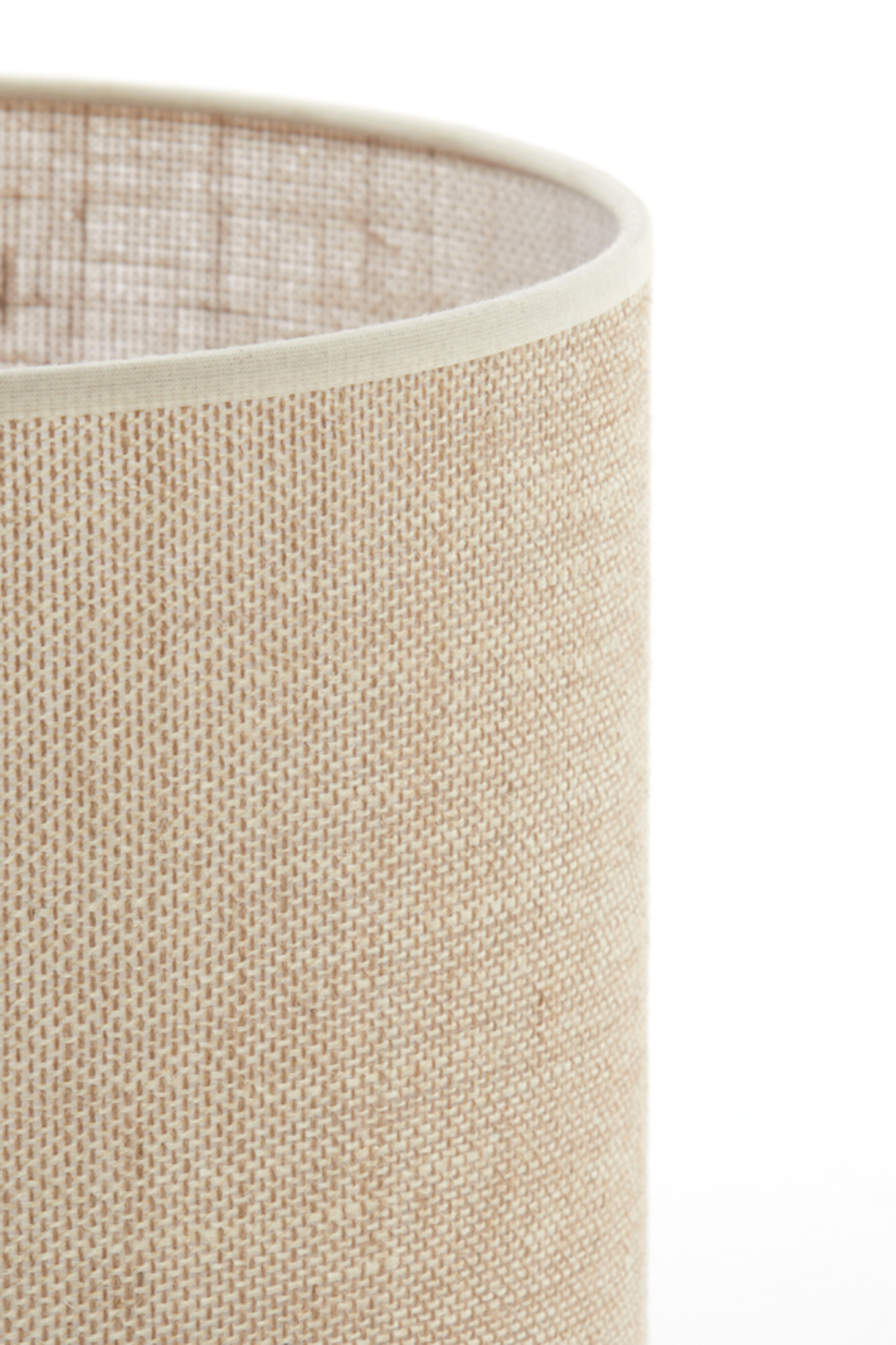 Abat-jour cylindrique beige pour éclairage d'ambiance Light & Living Sendai – Image 5