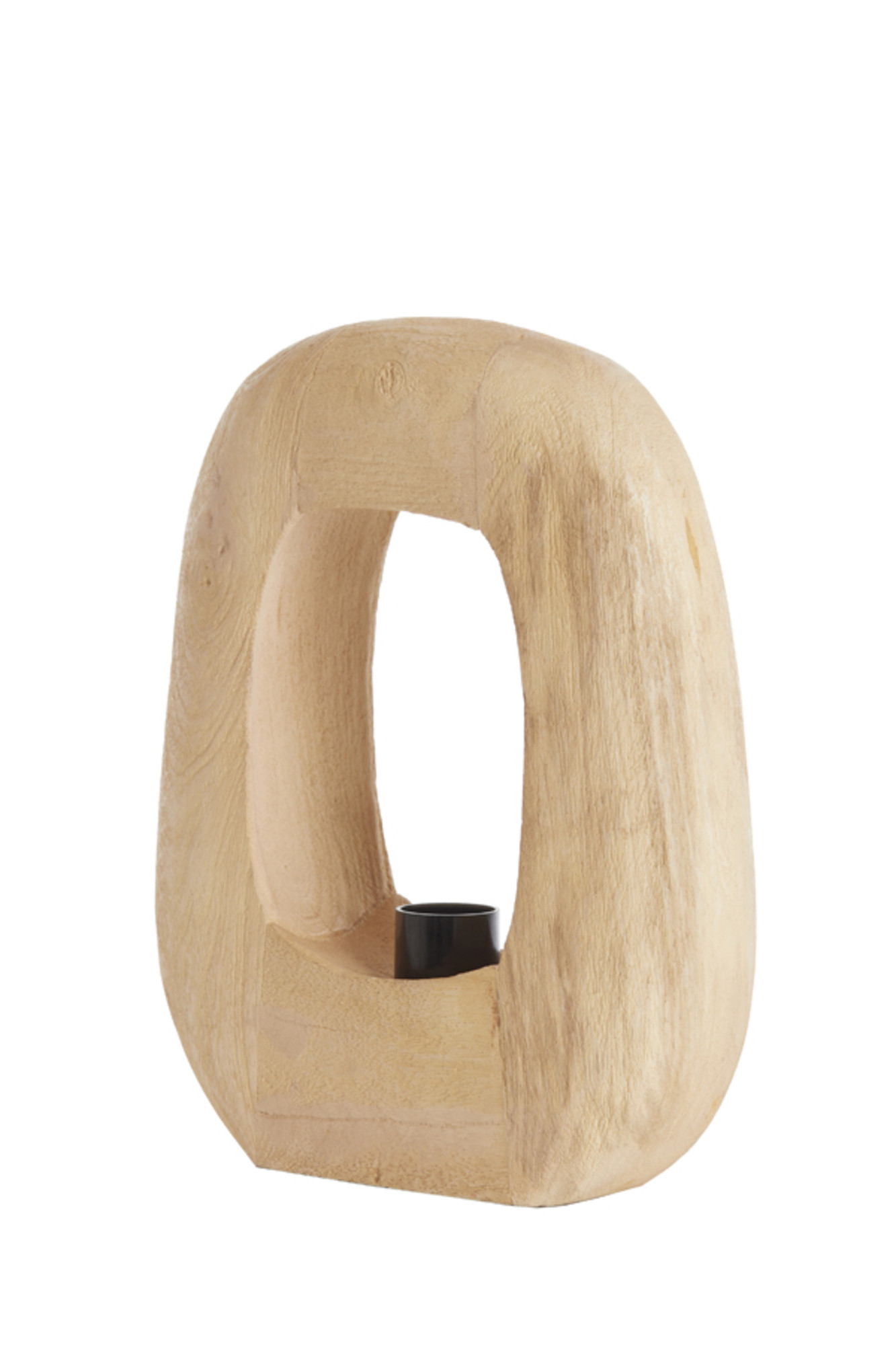Socle de lampe en bois ovale Light & Living Kelafo – Image 3