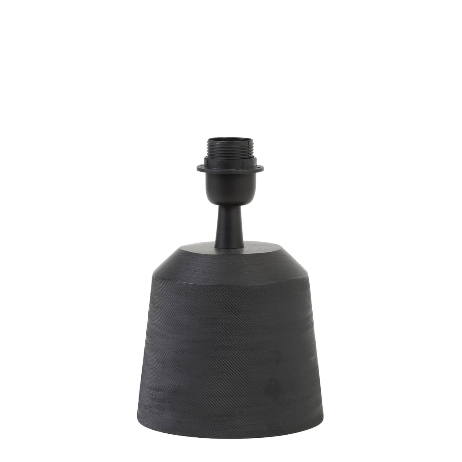 Lampe de table noire en plastique Light & Living Lilou