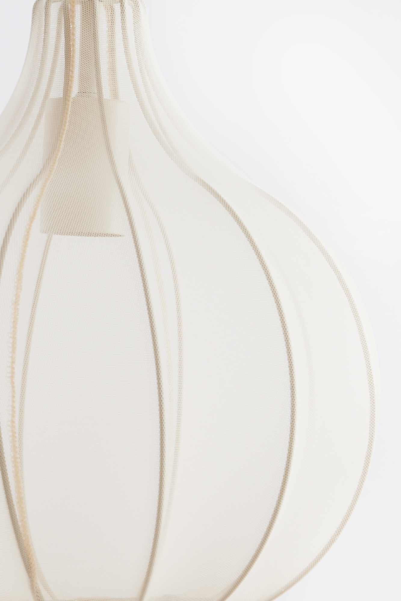 Suspension moderne en tissu beige Light & Living Elati – Image 3