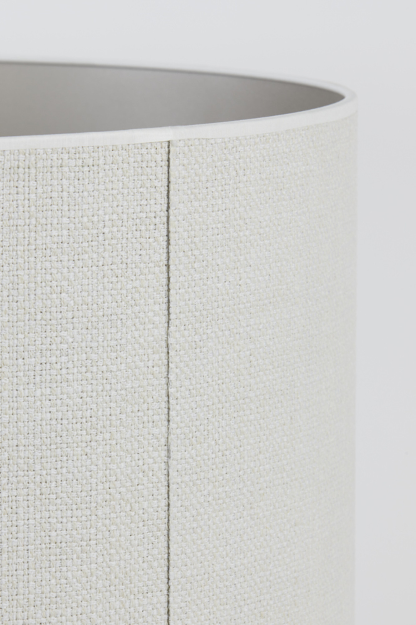 Abat-jour en tissu gris clair Light & Living Saverna – Image 4