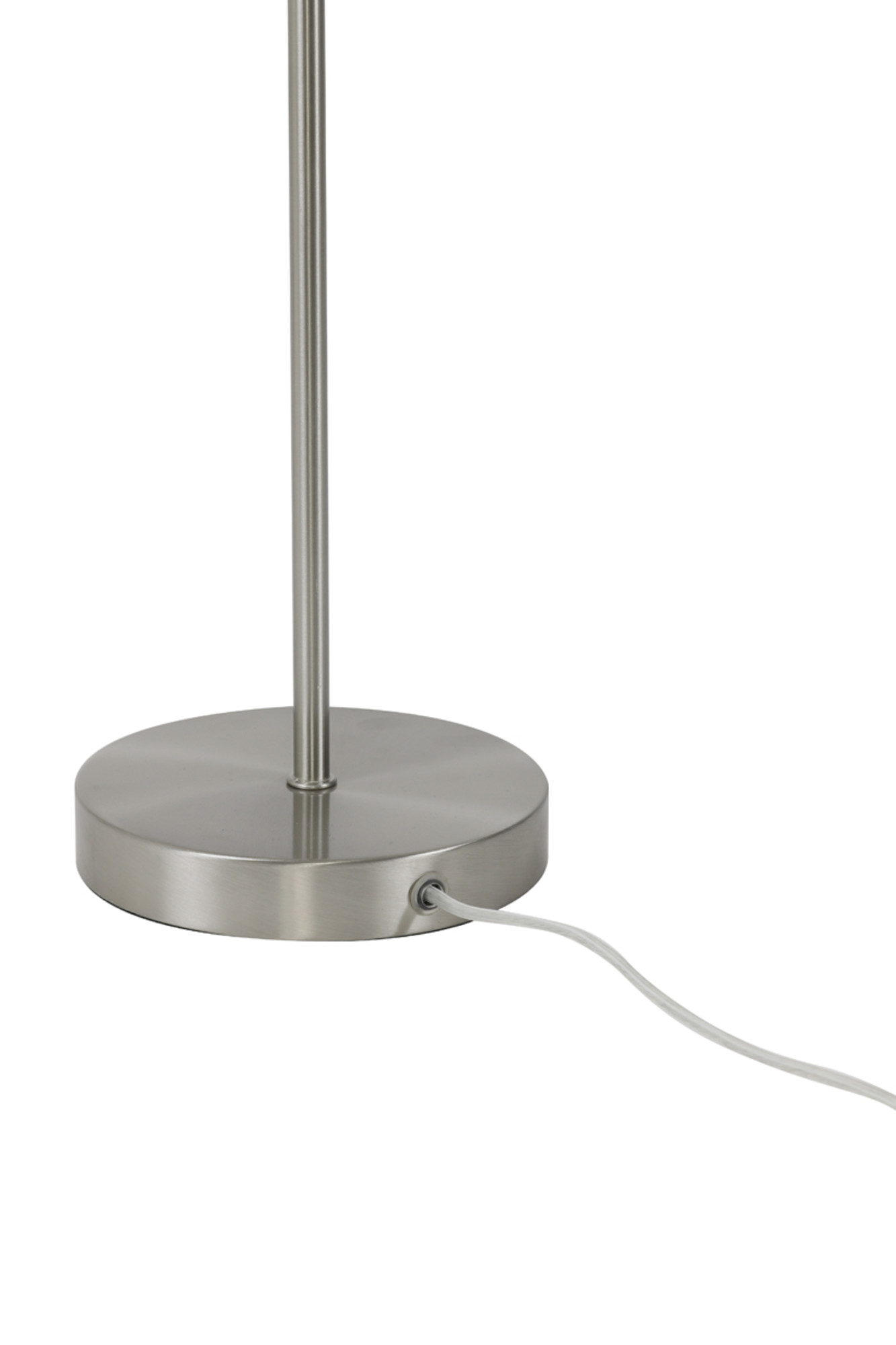 Lampe de table cylindrique en verre et métal acier Light & Living Vancouver – Image 5