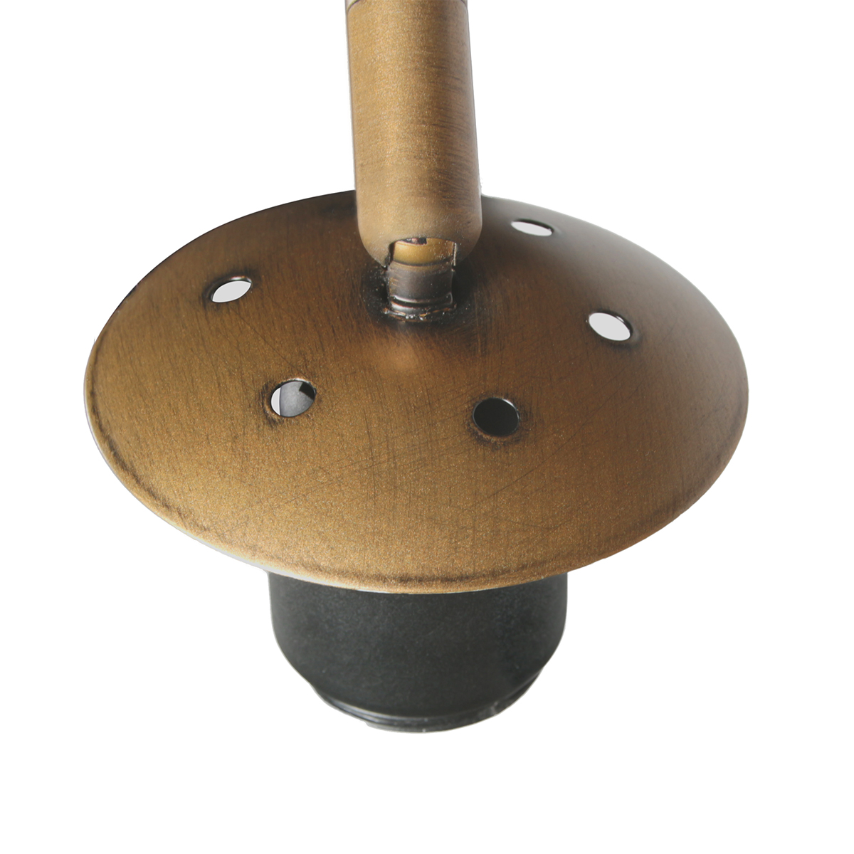 Lampadaire bronze avec abat-jour velours vert Steinhauer Sparkled Light – Image 6