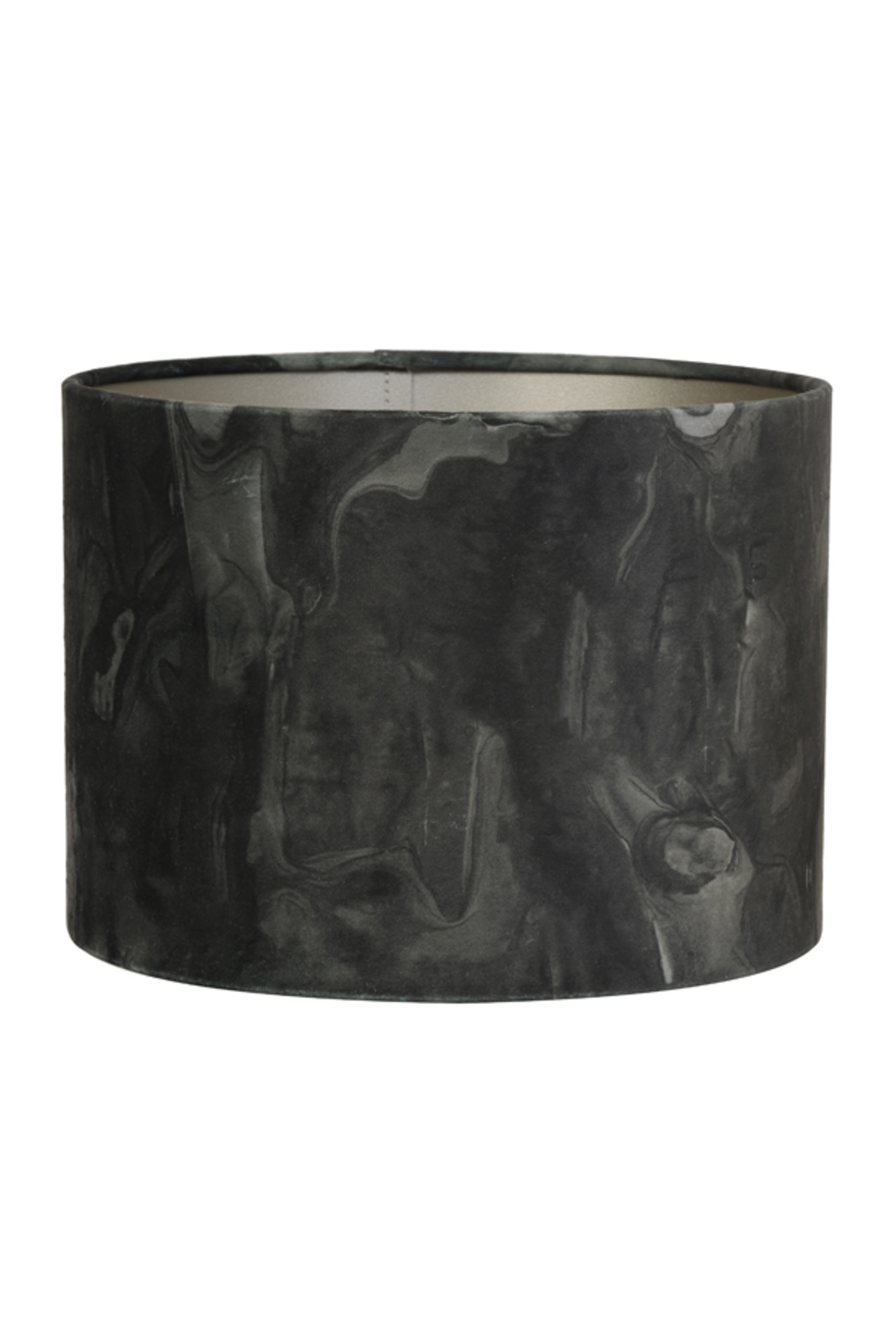 Abat-jour cylindrique noir pour votre intérieur Light & Living Marble – Image 2